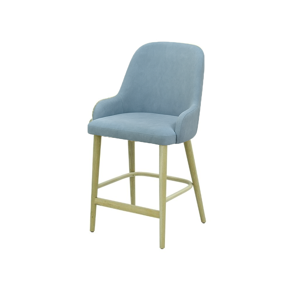 Scaun bar catifea BEJ | model ROCCO