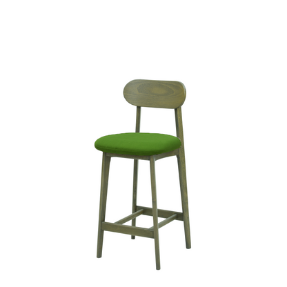 Scaun bar catifea ROZ | model CLEO