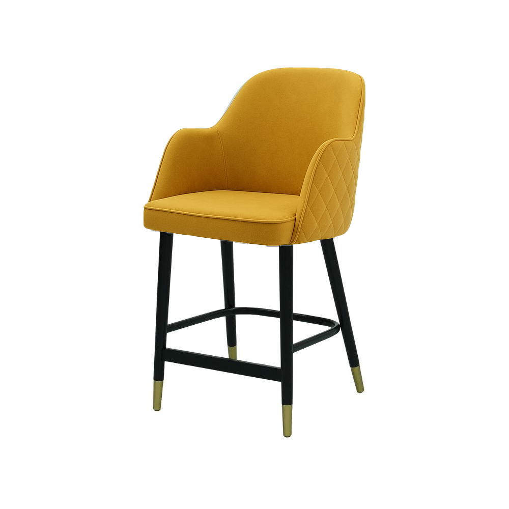 Scaun bar catifea ROZ | model PINO X