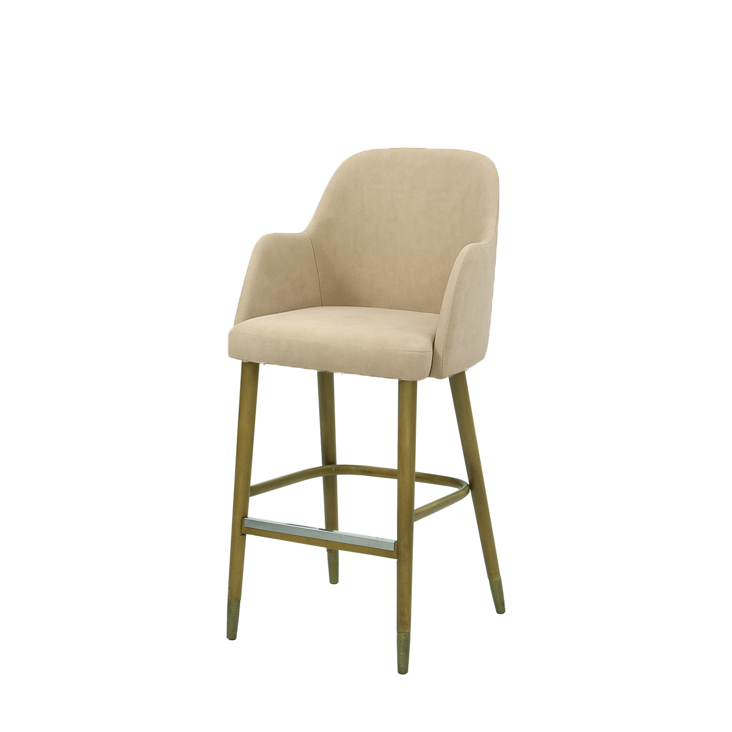 Scaun bar catifea VERDE | model PINO