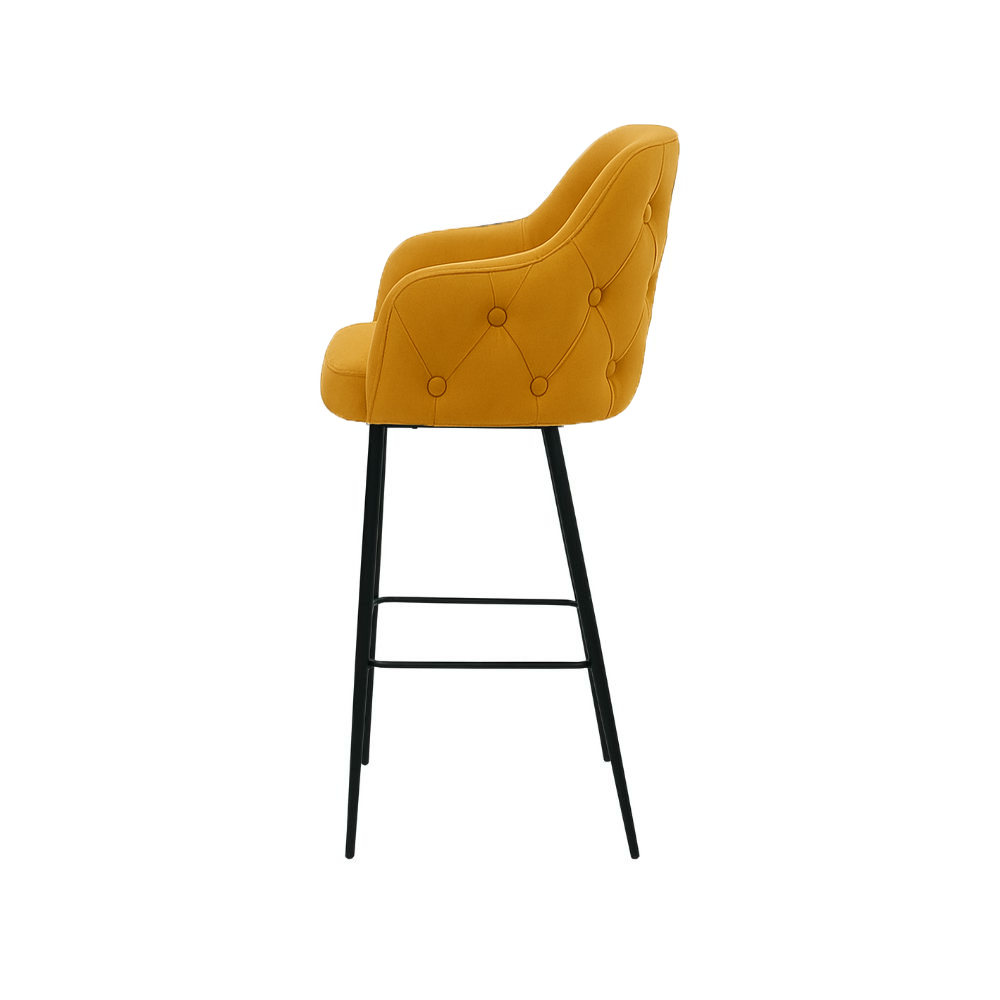 Scaun bar catifea ROZ | model TEONA