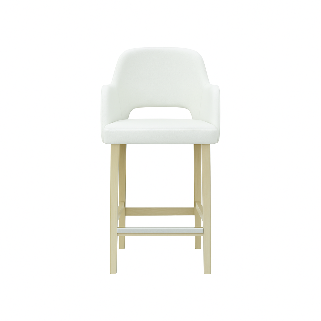 Scaun bar piele ALBA | model APRIL