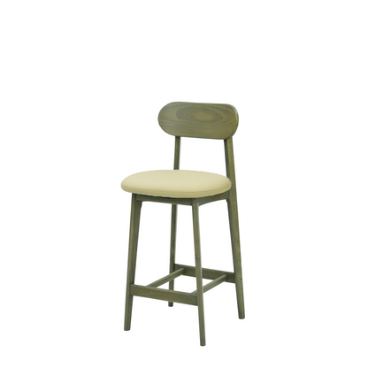 Scaun bar piele GALBENA | model CLEO