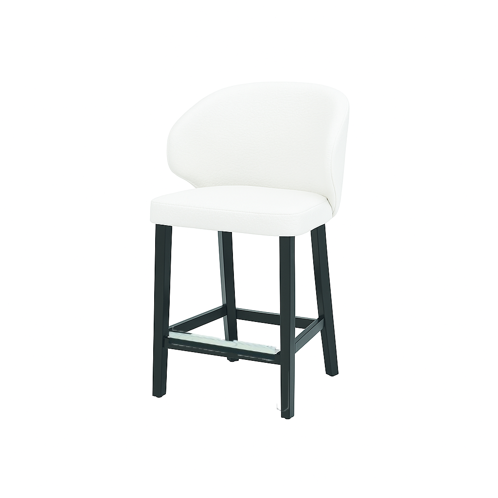 Scaun bar piele naturala ALBASTRA | model CAPRICE