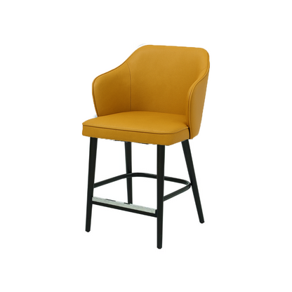 Scaun bar piele GALBENA | model ZEUS