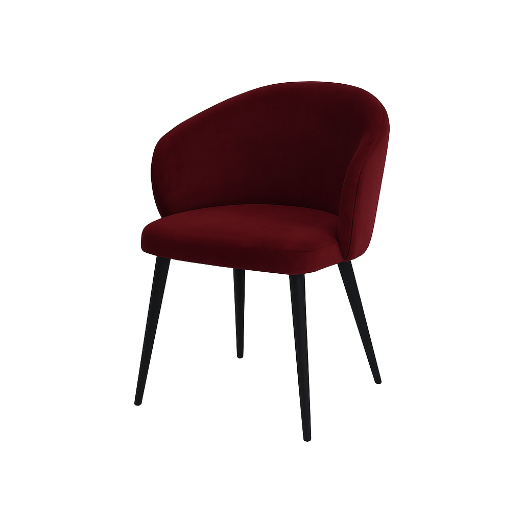 Scaun catifea GALBENA | model CAPRISO