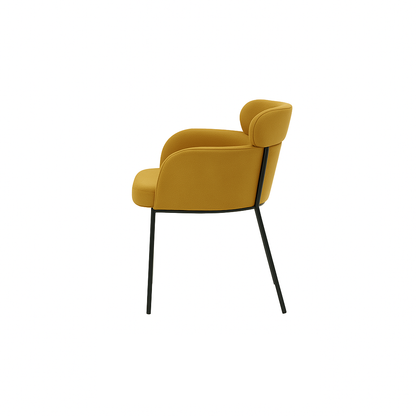 Scaun piele GALBENA | model LENY